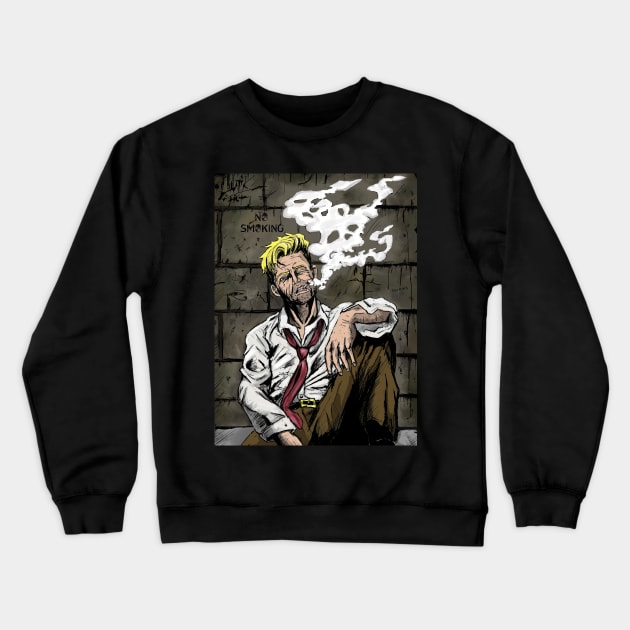 HellBlazer Crewneck Sweatshirt by Art Of Lunatik